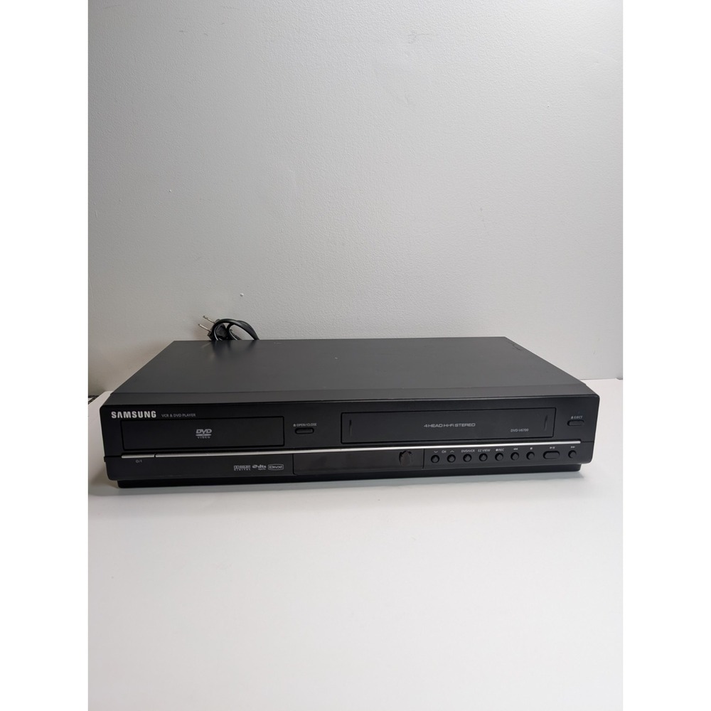 Samsung DVD-V6700 DVD VCR Combo Player - Tested Works - No Remote